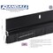 Randall 4' Black Aluminum Brush Door Sweep For Gap Up To 1" 4 FT BS-100-BLK - alternate 3